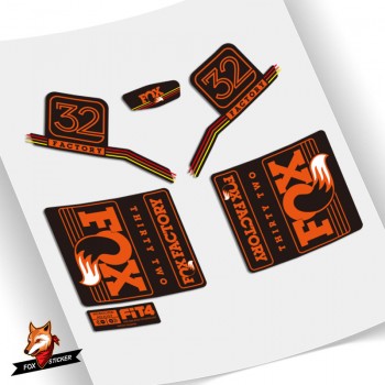 Mountain Bicycle Fork Decal Stickers for FOX-Factory 32